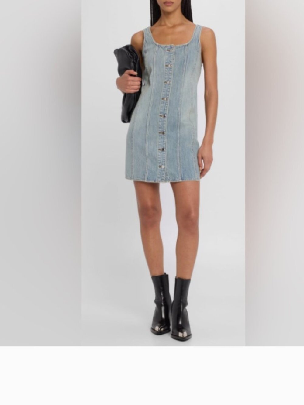 NWT rag & bone Laney Denim Tank Dress Featherweight